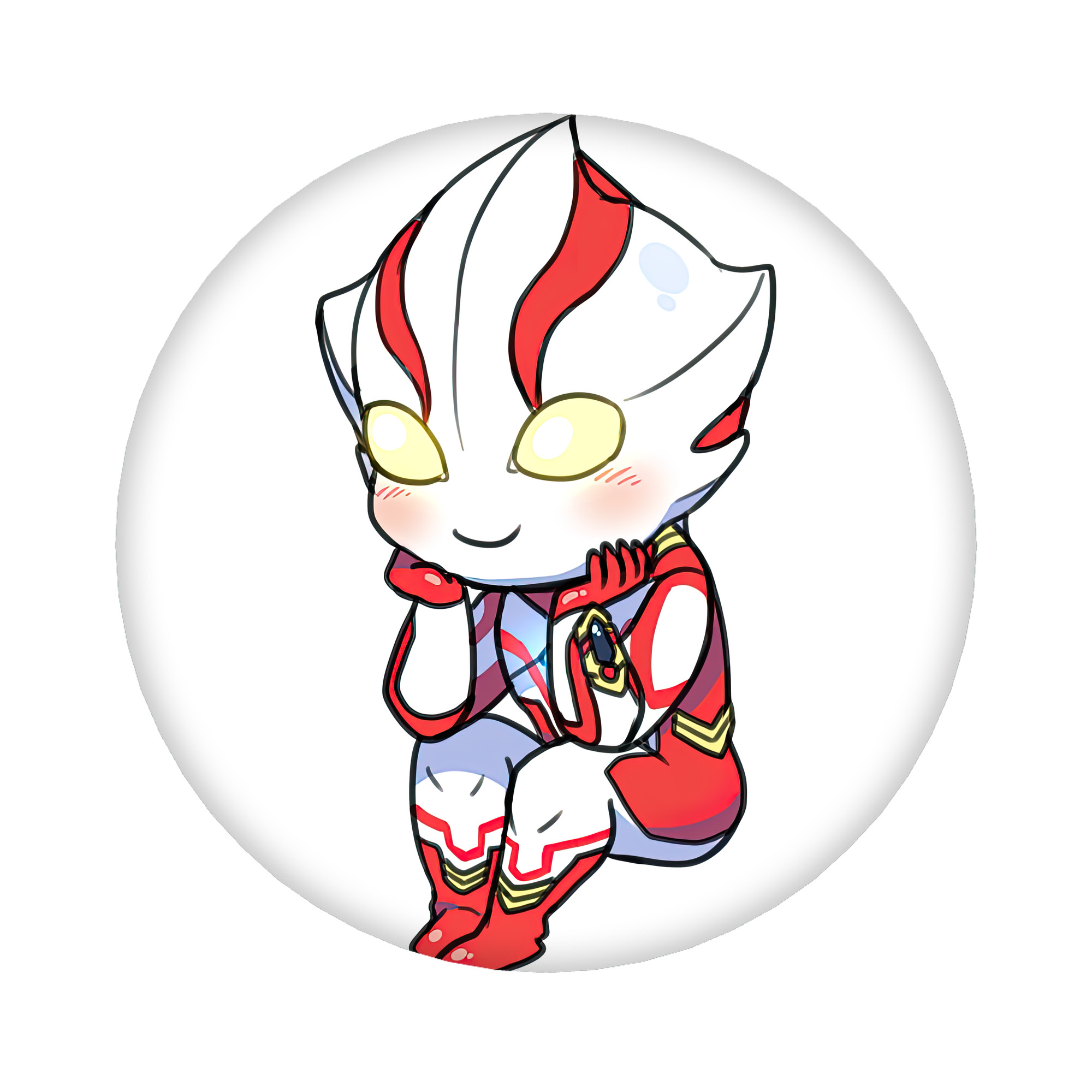 （画像用） ウルトラマン Ultraman 6cm 缶バッジ 複数セット