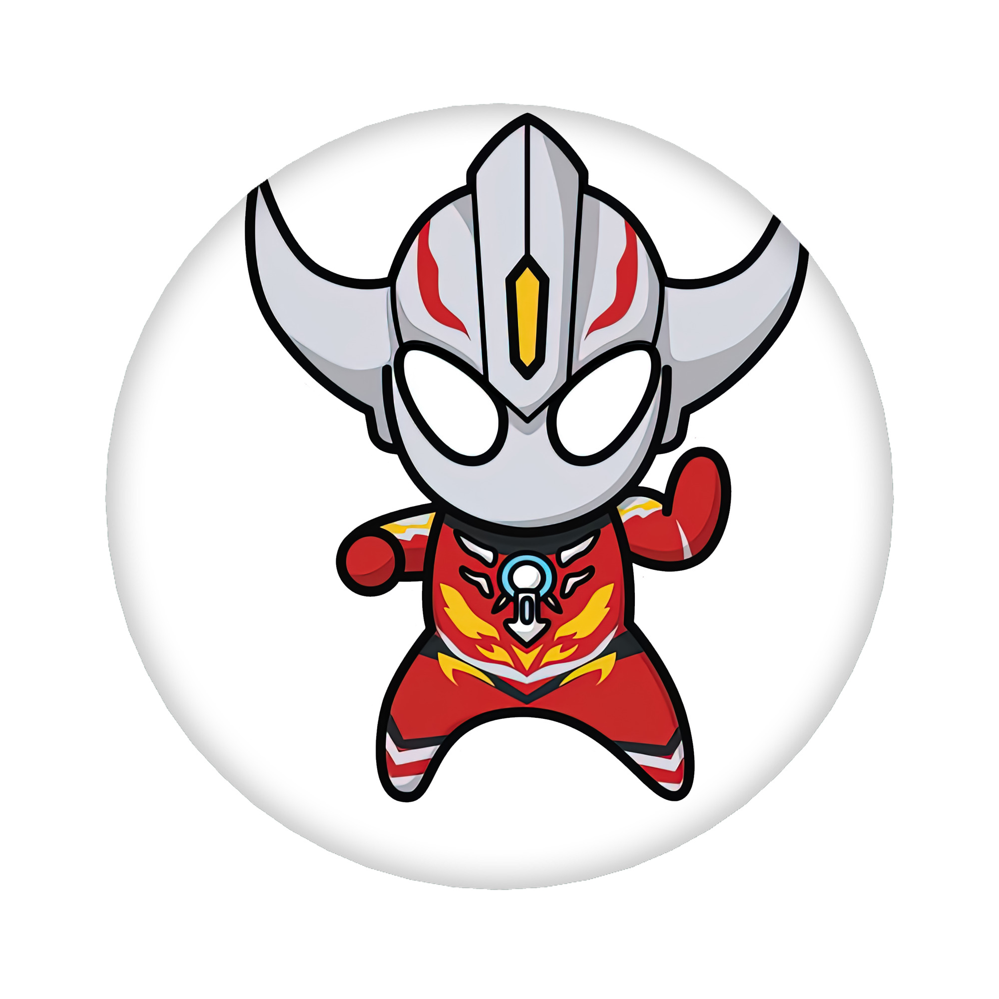 （画像用） ウルトラマン Ultraman 6cm 缶バッジ 複数セット