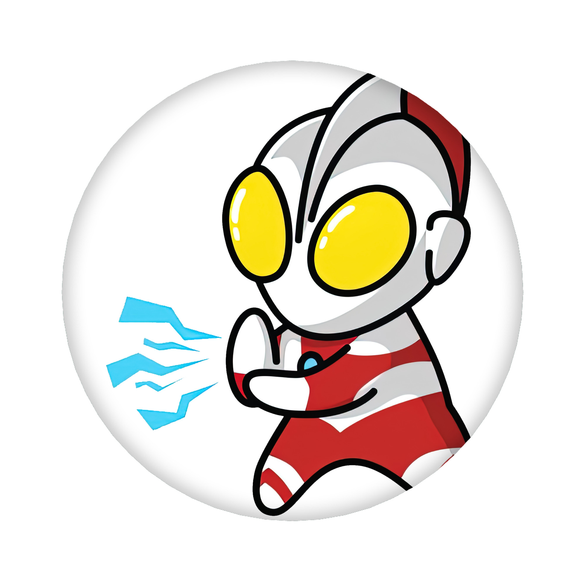 （画像用） ウルトラマン Ultraman 6cm 缶バッジ 複数セット