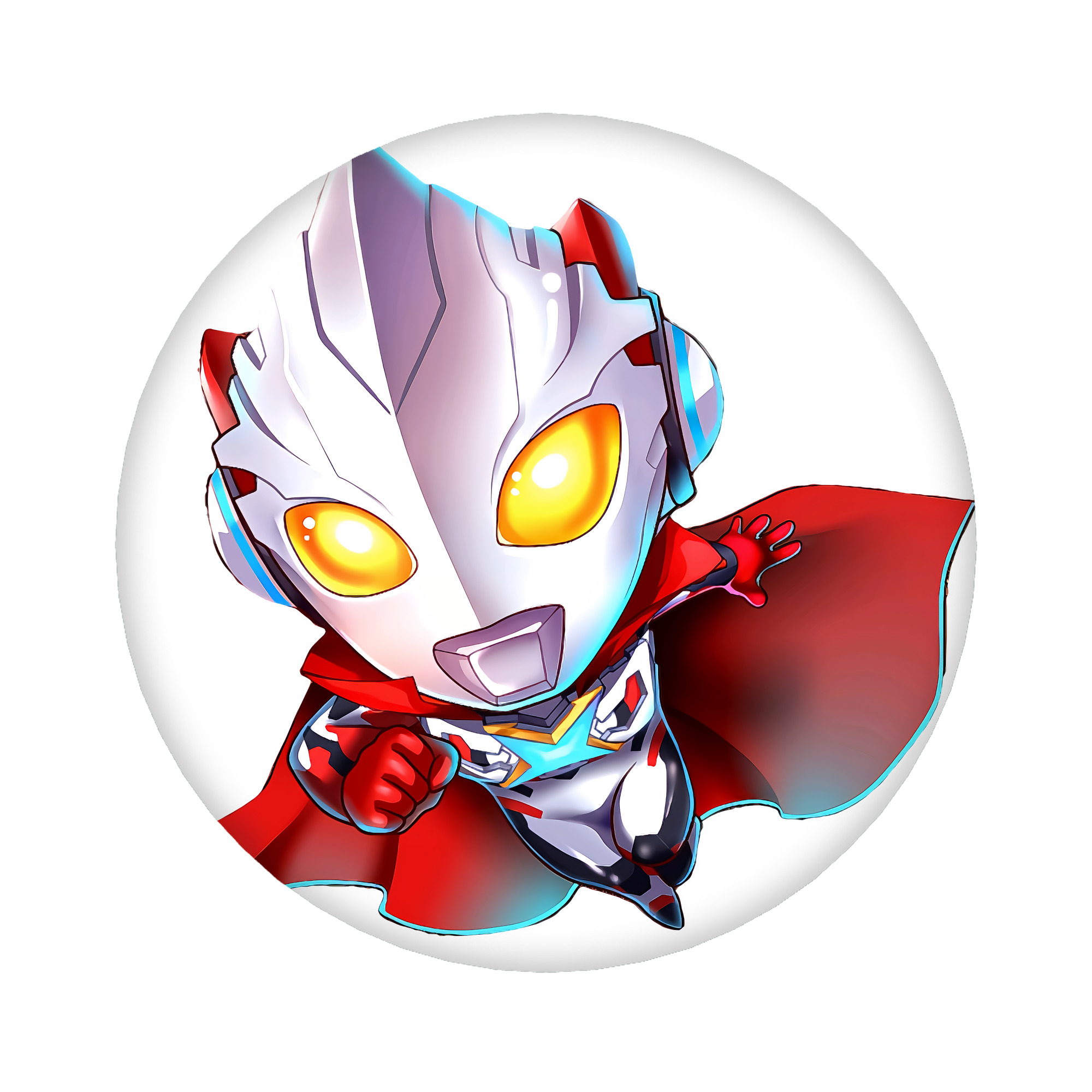 （画像用） ウルトラマン Ultraman 6cm 缶バッジ 複数セット