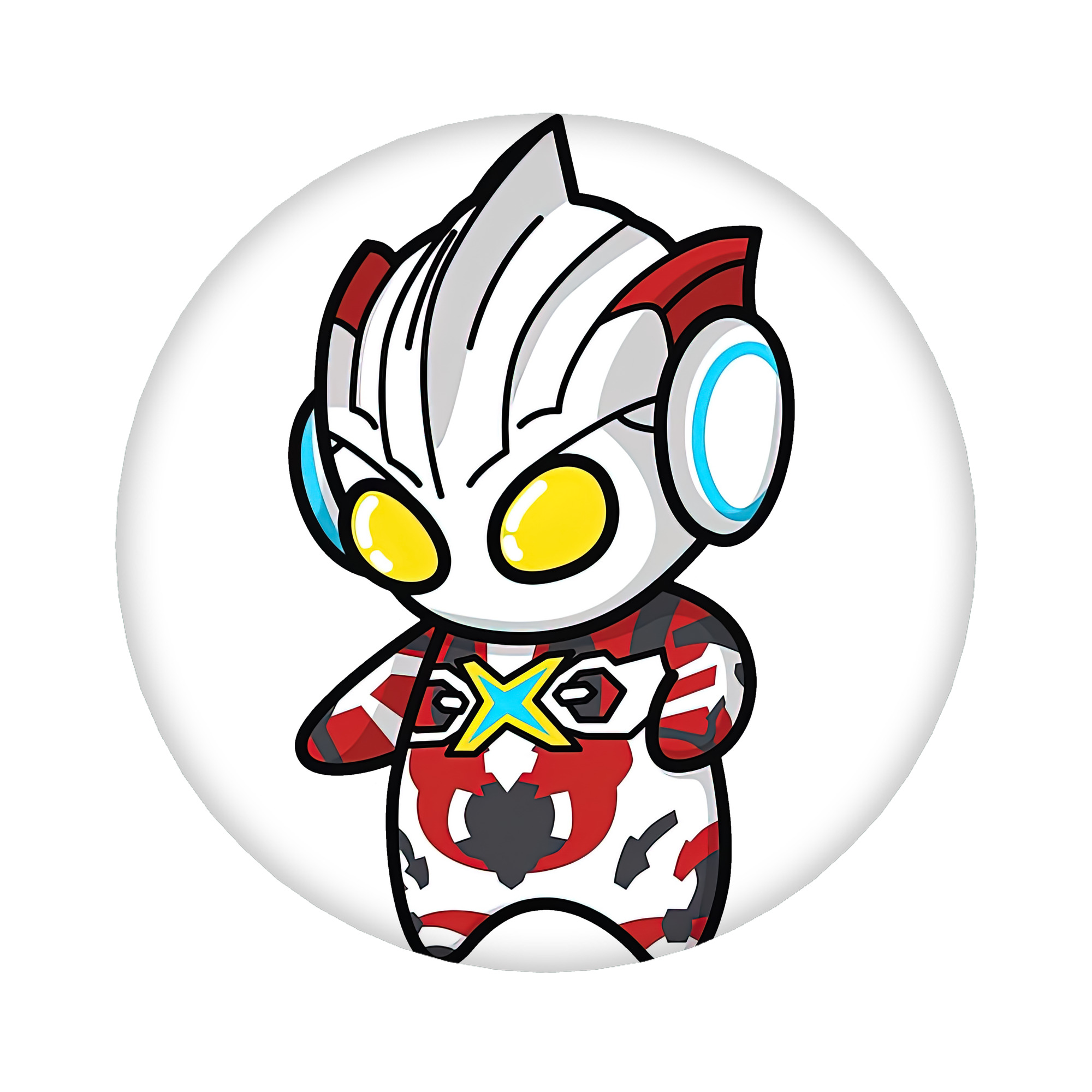 （画像用） ウルトラマン Ultraman 6cm 缶バッジ 複数セット