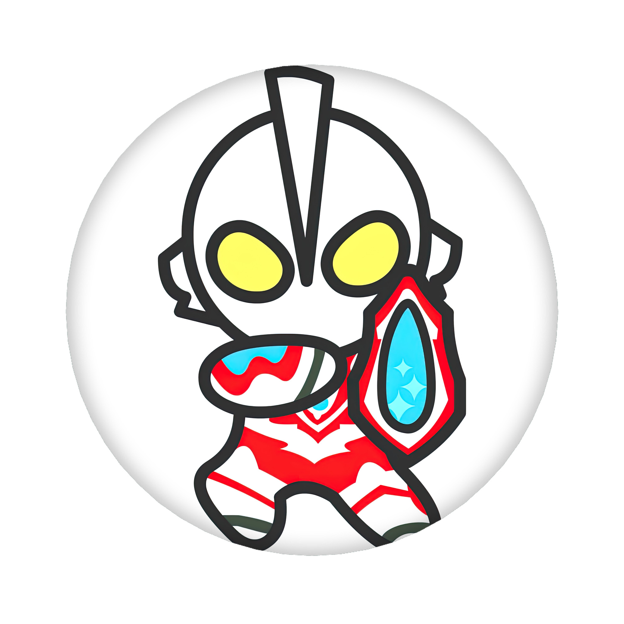 （画像用） ウルトラマン Ultraman 6cm 缶バッジ 複数セット